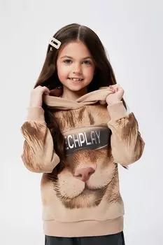 Худи хлопковое с принтом Bell Bimbo