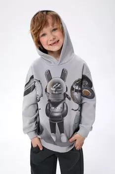 Худи хлопковое с принтом Bell Bimbo