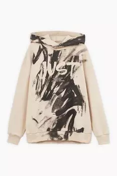 Худи хлопковое с принтом Bell Bimbo