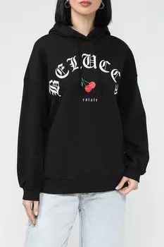 Худи хлопковое с принтом BELUCCI