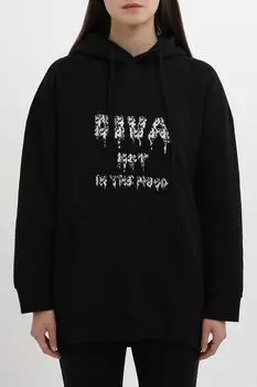 Худи хлопковое с принтом BELUCCI