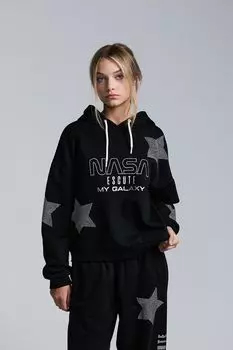 Худи хлопковое с принтом ESCUTE Young