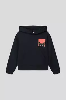 Худи хлопковое с принтом GIOCO