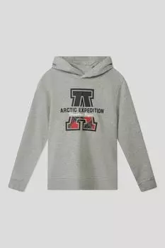 Худи хлопковое с принтом GRAND & HILLS