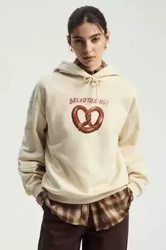 Худи хлопковое с принтом Nume