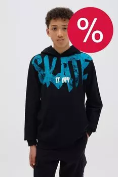 Худи хлопковое с принтом OVS