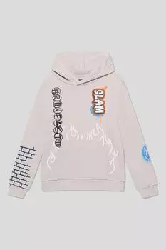 Худи хлопковое с принтом OVS