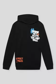 Худи хлопковое с принтом OVS