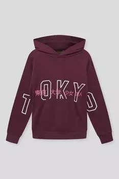 Худи хлопковое с принтом OVS