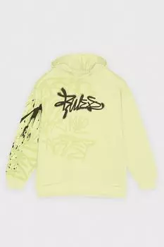 Худи хлопковое с принтом Reporter Young