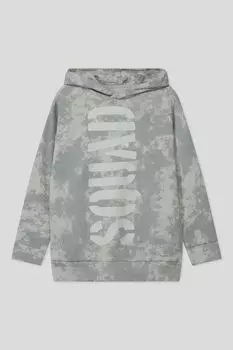 Худи хлопковое с принтом Reporter Young