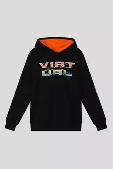 Худи хлопковое спринтом OVS