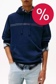 Худи хлопковое Tommy Jeans