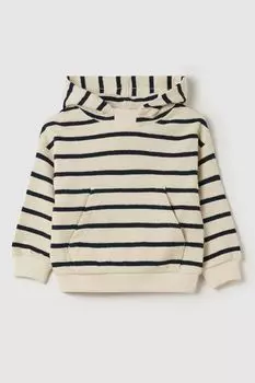 Худи хлопковое в полоску Fagottino