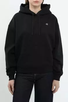 Худи из смесового хлопка с карманом Calvin Klein Jeans