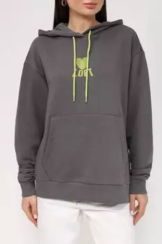 Худи из смесового хлопка с принтом Loft