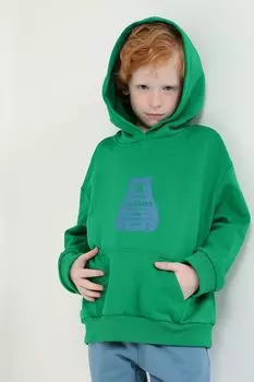 Худи из смесового хлопка с принтом GIOCO