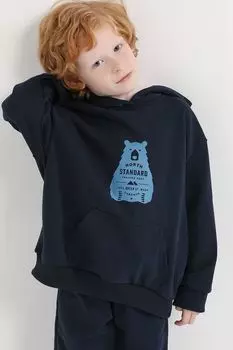 Худи из смесового хлопка с принтом GIOCO