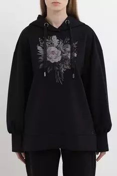 Худи оверсайз кроя с принтом Auranna