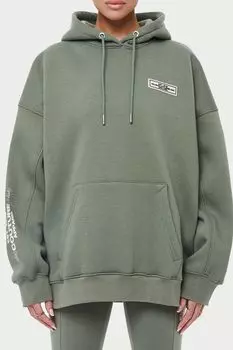 Худи оверсайз с принтом The Couture Club