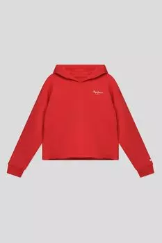 Худи с необработанным краем и логотипом PEPE JEANS