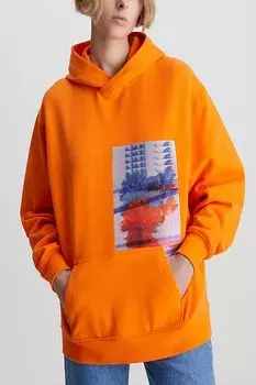 Худи с принтом Calvin Klein Jeans