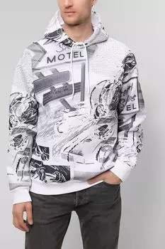 Худи с принтом EMPORIO ARMANI