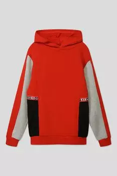 Худи в стиле колорблок Benetton