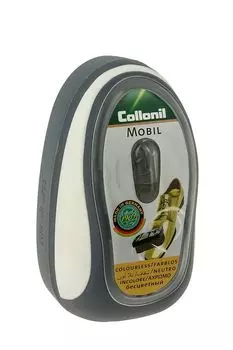 Эффективная губка Mobil с эмульсией для наведения глянца Collonil