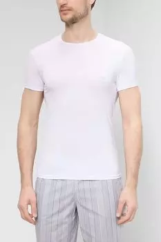 Эластичная футболка из модала EMPORIO ARMANI