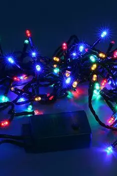 Электрогирлянда из 100 разноцветных LED огней Holiday Classics