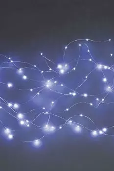 Электрогирлянда из 500 синих мини-LED огней Хвост кометы Holiday Classics