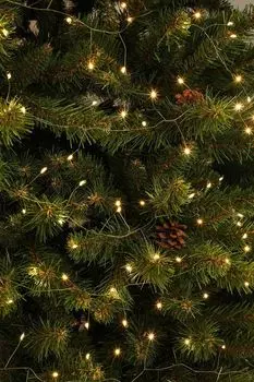 Электрогирлянда Капли микро - теплый белый свет, 600 ламп 8 функций Triumph Nord