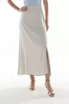 Юбка атласная на эластичном поясе с разрезом Marc O'Polo