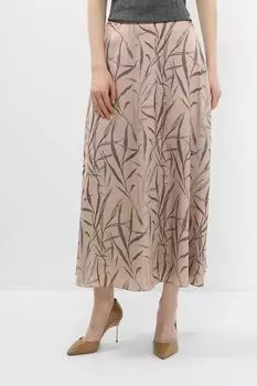 Юбка атласная с принтом SABRINA SCALA
