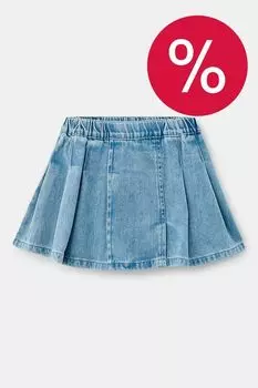 Юбка джинсовая на эластичном поясе в складку Balabala