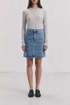 Юбка джинсовая с эффектом потертости Dunst