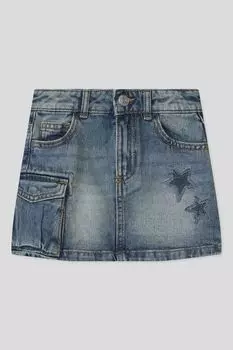 Юбка джинсовая с эффектом потертости Republic of Denim