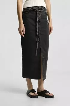 Юбка джинсовая с разрезом HUGO