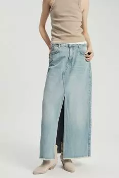 Юбка джинсовая с разрезом Nume