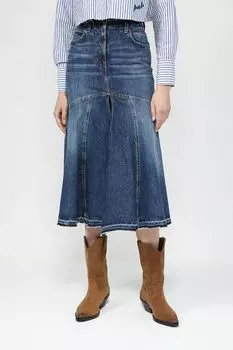 Юбка джинсовая с разрезом Pinko