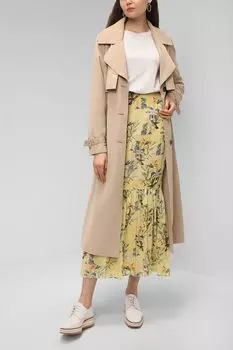 Юбка годе с цветочным принтом Paola Ray