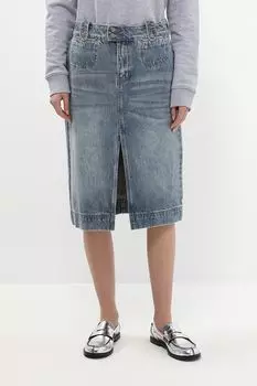 Юбка джинсовая с разрезом Guess