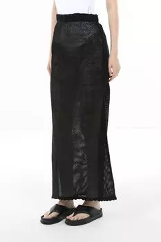 Юбка хлопковая из сетки на эластичном поясе OVS