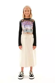 Юбка хлопковая на эластичном поясе Bell Bimbo