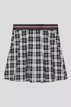 Юбка хлопковая на эластичном поясе в клетку Choupette