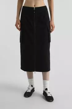 Юбка хлопковая с карманами на молнии COLORPLAY