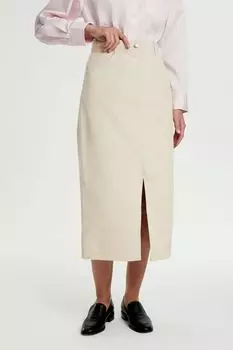 Юбка хлопковая с разрезом Urban Tiger