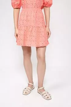 Юбка из хлопка ришелье Silvian Heach