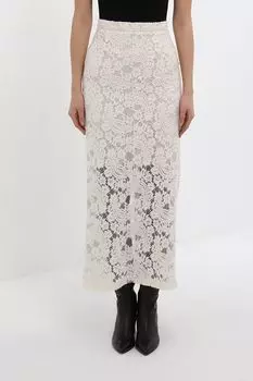Юбка из кружева прямого кроя SABRINA SCALA